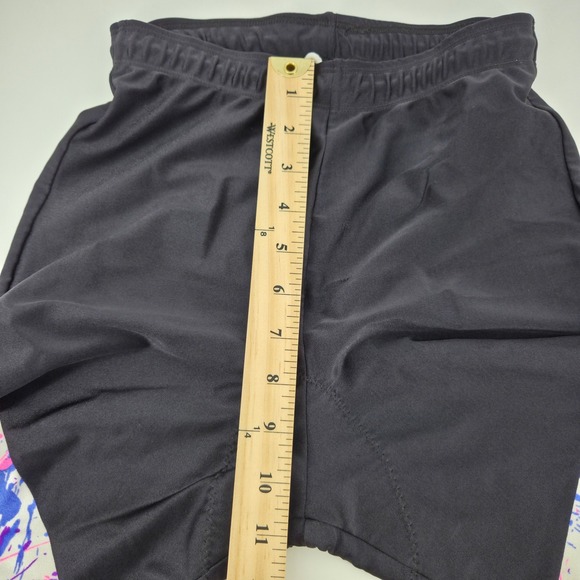 VTG Serac Cycling Pants Size Medium Splatter Print Purple Padded Spandex 80s 90s - Picture 10 of 10